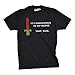 Mens Its Dangerous to Go Alone Take This Funny Nerdy Vintage Video Game T Shirt Funny T Shirts Gamer Apparel for Men Cool Nerd Short Sleeve Novelty Tees Black S