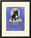 French Bull Dog Animals Framed Art Poster Print by Carol Dillon, 18x22