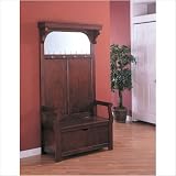 Brewester Hall Tree with Storage Bench and Mirror
