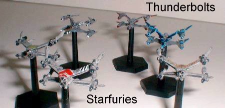 Babylon 5 Wars Earth Alliance Thunderbolt Fighter