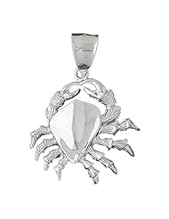 Clevereves 14K White Gold Pendant Crabs 13.9 - Gram(s)