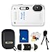 Olympus TG-630 iHS Digital Camera (White) Kit. Includes: 8GB Memory Card, High Speed Memory Card Reader, Table Top Tripod, LCD Screen Protectors, Cleaning Kit & Camera Case