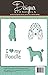 I Love my Poodle Cookie and Craft Stencil CM025 by Designer Stencils