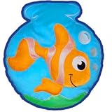 14 Fish Tank Decorative Accent Pillow -Blue Gold Fish by Peek-A-Boo Toys
