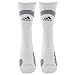 adidas Unisex-US Traxion Impact Crew Football & Basketball Crew Sock (1-Pair), White/Black/Light Onix, 6.5-9