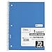 Mead Spiral Notebook, College Ruled, 1 Subject, 70 Sheets, 10.5 x 7.5 Inches, Assorted Colors (05512)