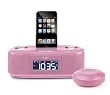iLuv iMM153PNK Dual Alarm Clock with Bed Shaker for your iPod - Pink