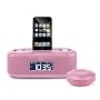 iLuv iMM153PNK Dual Alarm Clock with Bed Shaker for your iPod - Pink