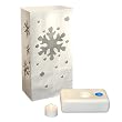 Snowflake Designer LumaLantern Bag Kit Set of 12 - White/ Silver