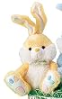 Plush Yellow Easter Bunny Rabbit Stuffed Animal Gift