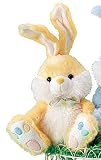 Plush Yellow Easter Bunny Rabbit Stuffed Animal Gift
