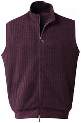 Mens Herringbone Full-Zip Lined Vests
