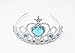 HXL Inspired Snow Queen Princess Elsa Tiara Braid Wand Blue Gloves Set of 4