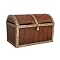 Shiver Me Timbers Toy Chest - Brown(24-1/4" x 17-3/4" x 17-3/4"H)