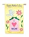 I Love Mom Garden Size Flag