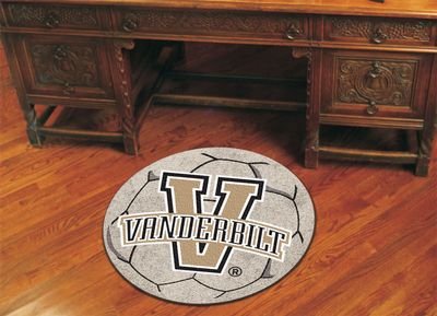 Buy Vanderbilt Commodores NCAA Soccer Ball Round Floor Mat (29) by Fan Mats