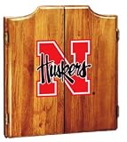 Nebraska Cornhuskers Dart Board Cabinet