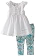 Calvin Klein Baby-Girls Infant Ck Top and Print Pant