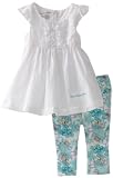 Calvin Klein Baby-Girls Infant Ck Top and Print Pant