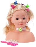 from Princess Coralie Princess Coralie Theo Klein Princess Coralie Hair Styling Head (Pink) Model 5211