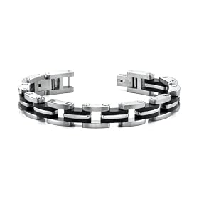 Thick and Extra Wide Mens Stainless Steel Bracelet