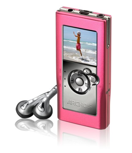 Archos 500853 104 4GB MP3 and WMA Digital Music Player and Photo Viewer (Pink)
