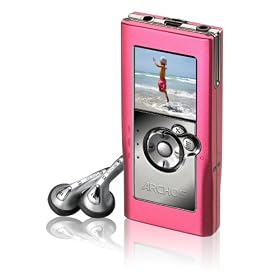 Archos 500853 104 4GB MP3 and WMA Digital Music Player and Photo Viewer (Pink)