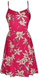 Princess Seam Tailored Fit Sundress - Star Orchid Form Fitting A-Line Hawaiian Aloha Style 170 Sun Dress - Mini Style