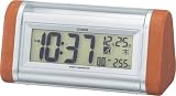 リズム時計｜CITIZEN (シチズン) 目覚し時計 パルデジットコンビS ソーラー 電波時計 8RZ016-006