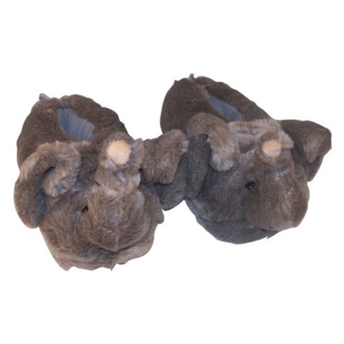 Fuzzy Animal Slippers for Adults