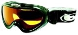Bolle Stoke Ski/Snowboard Goggles (Shiny Black/Citrus)