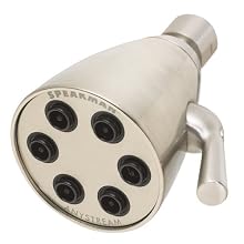 Speakman S-2252-BN Anystream Icon 6-Jet Showerhead in Brushed Nickel