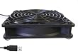 Coolerguys 120x120x25mm USB Fan with Grill