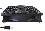 Coolerguys 120x120x25mm USB Fan with Grill