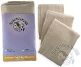 Swaddlebees 6 Cotton Prefold Diapers - Newborn