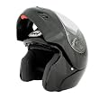 Fuel Gloss Black Small Triple Vented Modular Full Face Helmet