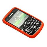 Orange Silicone Soft Skin Case Cover for Blackberry Bold 9700, Onyx 9700, 9 ....