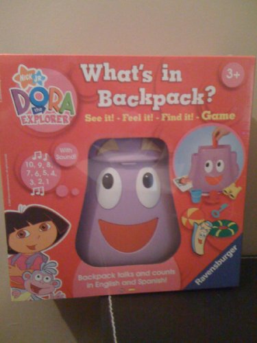 DORA THE EXPLORER ENGLISH AND SPANISH TALKING BACKPACK WITH GAMES