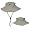 Reebok Denver Broncos Khaki Safari Fitted Hat