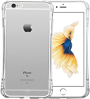 iPhone 6 Case, iPhone 6S Case Clear, Fshang iPhone 6/6s Case Soft TPU Gel [Ultra Clear] [Slim Fit] [Ultra Thin] Protective Skin for iPhone 6s/ iPhone 6-Clear