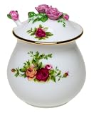 Royal Albert Old Country Roses Jam Jar with Spoon
