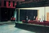 Edward Hopper Nighthawks Night Hawks Art Poster Print - 24 X 36