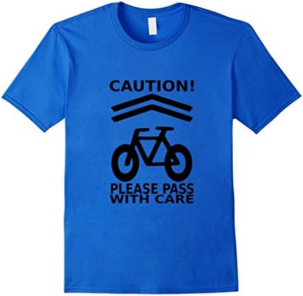Men's Sharrow (Share the Road!) T-Shirt Medium Royal Blue