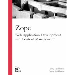 Zope: Web Application Development and Content Management (Landmark (New Riders))