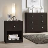 Portland Bedroom Nightstand in Coffee
