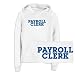 Sweatshirt Woman White  Payroll Clerk  Occupations