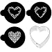 Heart Cookie Cutter and Stencil Set