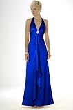 Satin Evening Dress - Bridal, Wedding, Party, Prom Dress, Formal Gown by Sean Collection (448) Sapphire
