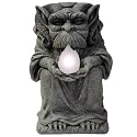 Solar-Powered Keeper of the Flame Gargoyle