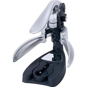 Lever Arm Corkscrew 4 Piece Set - Metal Finish